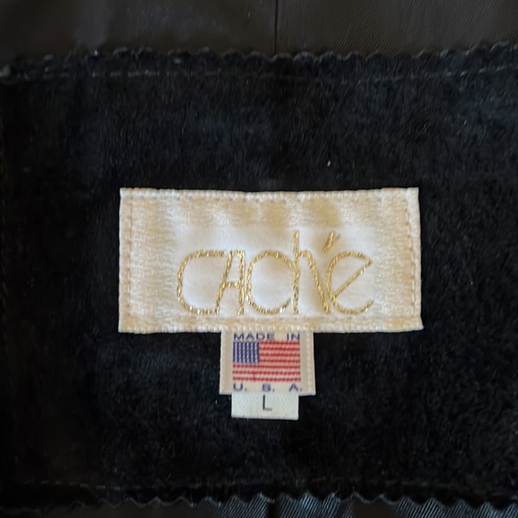 Cache Fringe Suede Leather Bolo Jacket - Picture 8 of 10